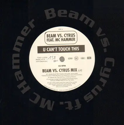 Beam vs. Cyrus - U Can't Touch This