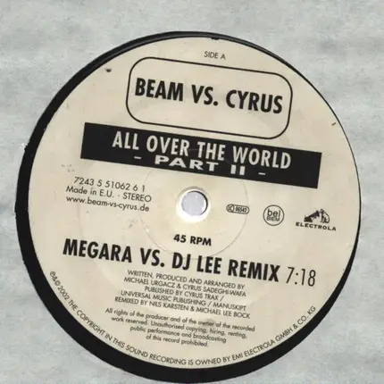 Beam vs. Cyrus - All Over The World (Part II)