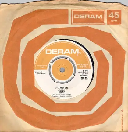 Beano - Bye And Bye / Little Cinderella