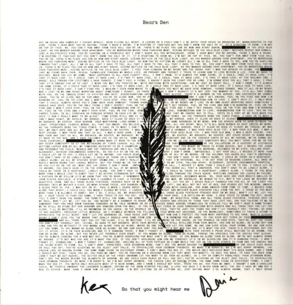 Bear's Den - So That You Might Hear Me