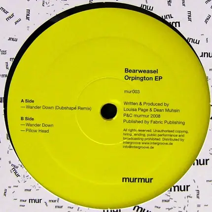 BEARWEASEL - Orpington EP