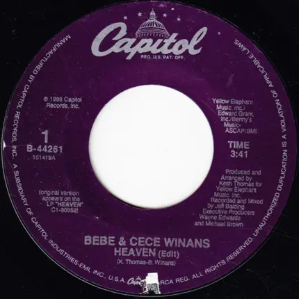 Bebe & Cece Winans - Heaven