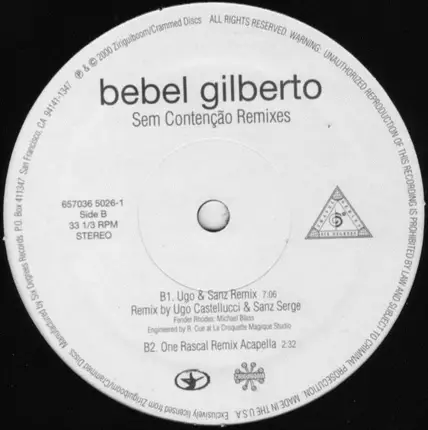 Bebel Gilberto - Sem Contencao