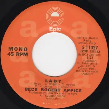 Beck, Bogert & Appice - Lady