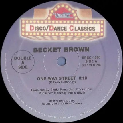 Beckett Brown / Miquel Brown - One Way Street / So Many Men, So Little Time