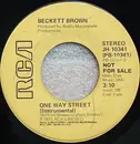 7inch Vinyl Single - Beckett Brown - One Way Street