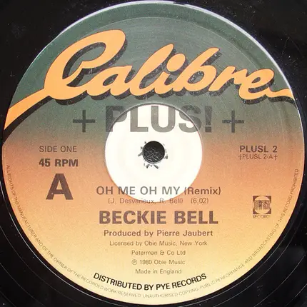 Beckie Bell - Oh Me Oh My