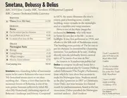 CD - Smetana / Debussy / Delius - Vltava / Ibéria / Norwegian Suite - Slimline CD case