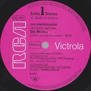 LP - Bed?ich Smetana ; Slovak Philharmonic Orchestra , Ladislav Slovák , Lutz Lansemann - Das Kinderkonzert - Die Moldau
