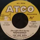 7inch Vinyl Single - Bee Gees - (The Lights Went Out In) Massachusetts