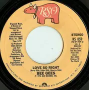 7inch Vinyl Single - Bee Gees - You Stepped Into My Life / Love So Right