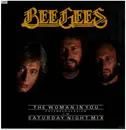 12inch Vinyl Single - Bee Gees - The Woman In You / Saturday Night Mix