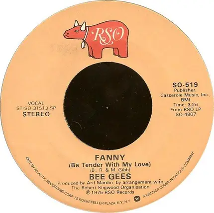 Bee Gees - Fanny (Be Tender With My Love)