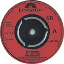 7inch Vinyl Single - Bee Gees - My World - Red injection labels