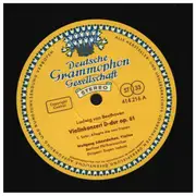 LP - Beethoven (Schneiderhan, Jochum) - Violin Concerto In D Major, Op. 61 - Tulip rim / Red stereo