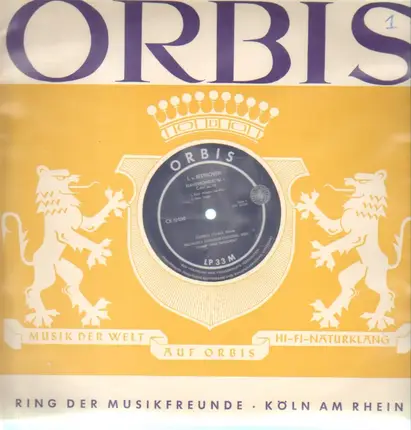 Beethoven - F. Wührer , H. Swarowsky w/ Pro Musica - Klavierkonzert Nr.1 C-dur op.15 / Rondo B-dur op. posth.