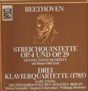 Beethoven - K. Engel - Streichquintette op.4 & op. 29 / Drei Klavierquartette
