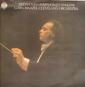 LP - Beethoven - Lorin Maazel w/ Cleveland Orchestra - Symphonies No.4 & No.8