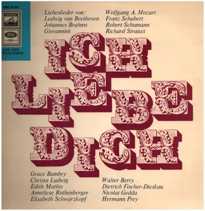 Beethoven / Brahms / Giovannini a.o. - Ich Liebe Dich