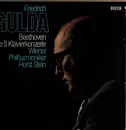 LP-Box - Beethoven (Gulda) - Die 5 Klavierkonzerte - linen Hardcoverbox + booklet