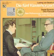LP-Box - Beethoven - Die fünf Klavierkonzerte,, Barenboim, Klemperer, New Philharmonia Orch. London - Hardcover Box + Booklet