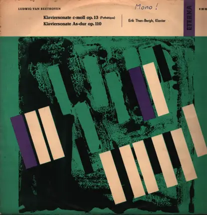 Beethoven / Erik Then-Bergh - Klaviersonate c-moll op.13 / Klaviersonate As-dur op.110
