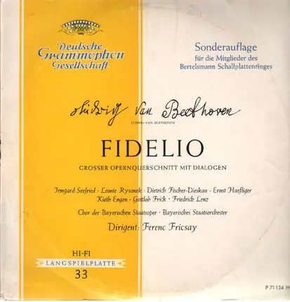 Beethoven - Fidelio,, Fricsay, Bayerisches Staatsorchester