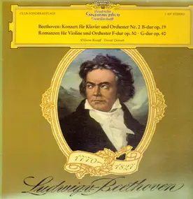 Ludwig Van Beethoven - Konzert für Klavier und Orch Nr.2 B-dur / Romanzen für Violinie und Orch - Kempff / Oistrach