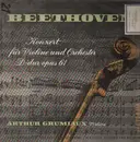 LP - Beethoven - Konzert für Violine und Orchester D-dur,, Arthur Grumiaux (Violine)