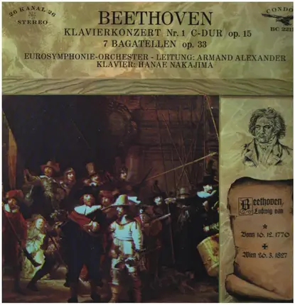 Beethoven - Klavierkonzert Nr. 1 C-Dur, Op. 15, 7 Bagatellen Op.33