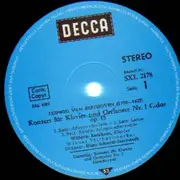 LP - Beethoven - Klavierkonzert Nr.1 C-dur und Nr.2 B-dur (Backhaus) - embossed sleeve