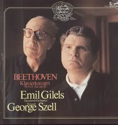 Beethoven - Klavierkonzert Nr.4 G-dur; Emil Gilels, Cleveland-Orch., Dir. G. Szell