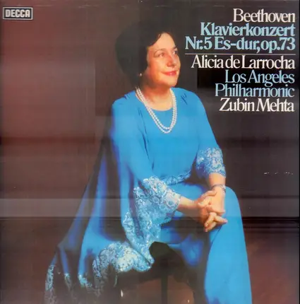 Beethoven - Klavierkonzert Nr.5 Es-dur, op.73,, Alicia de Larrocha, LA Philh, Zubin Mehta