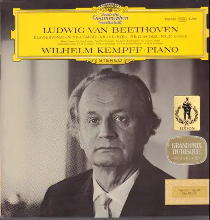 Beethoven - Klaviersonaten Nr. 1 F-Moll · Nr 19. G-Moll · Nr. 12 As-Dur · Nr. 20 G-Dur