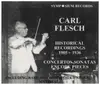CD-Box - Beethoven / Händel / Mozart / Brahms a.o. - Carl Flesch - Historical Recordings 1905-1936