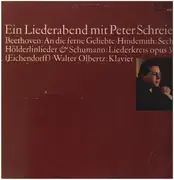 LP - Beethoven / Hindemith / Schumann / Walter Olbertz - Ein Liederabend Mit Peter Schreier