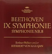 Beethoven - IX. Symph, Symph Nr.8, Karajan, Berliner Philh