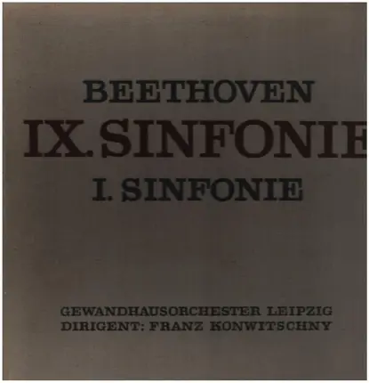 Beethoven - IX. Sinfonie