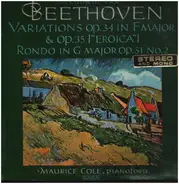 Beethoven / Maurice Cole - Six Variations on an Original Theme in F Major a.o.