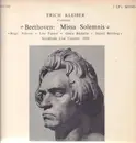 Double LP - Beethoven / Nilsson, Tunnel, Böckelin, Björling / Stockholm Philh. Orchestra - Missa Solemnis (Kleiber) - Mono