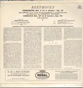 LP - Beethoven / Solomon& The Philh. Orch., Herbert Menges - Concerto No.3 in c minor, op.37 / Sonata No.27 in e minor, op.90