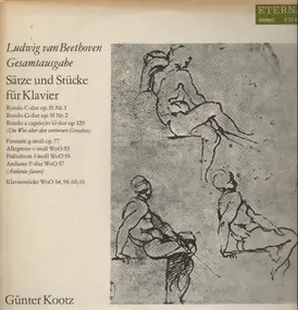 Ludwig Van Beethoven - Sätze Stücke für Klavier, Günter Kootz