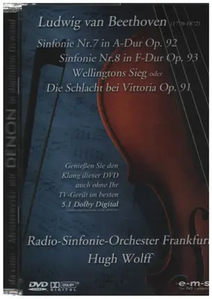Beethoven - Sinfonie Nr. 7 & 8 / Wellington's Sieg