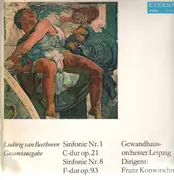 LP - Beethoven - Sinfonien 1&8 C-dur op.21 & F-dur op.93,, Gewandhausorch, Konwitschny
