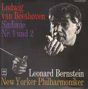 LP - Beethoven - Sinfonie Nr.1 und 2 (Bernstein)