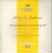 LP - Beethoven - Streichquartett cis-moll, Koeckert-Quartett - Orig Tulip-Label.
