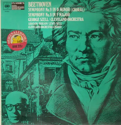 Beethoven - Symph. No 9 in D minor / Symph. No 8 in F major (Szell)