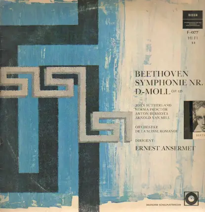 Beethoven - Symphonie Nr. IX D-Moll,, Ansermet, Orch de la Suisse Romande