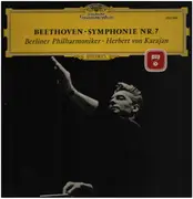 LP - Beethoven - Symphonie Nr.7,, Berliner Philharmoniker, Karajan