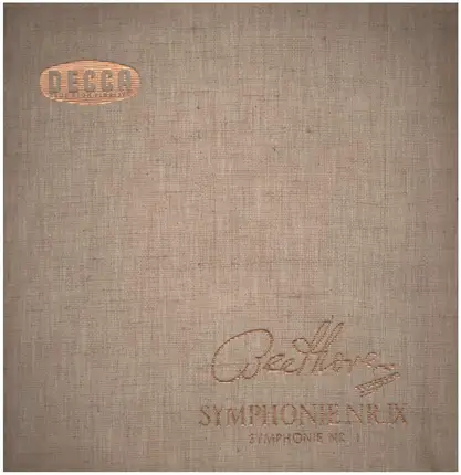 Beethoven - Symphonie Nr.IX in d-moll, op.25, Nr.1 in C-Dur, op.21